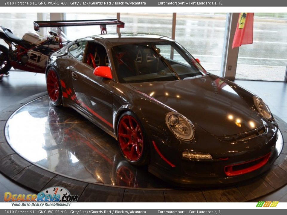 2010 Porsche 911 GMG WC-RS 4.0 Grey Black/Guards Red / Black w/Alcantara Photo #12