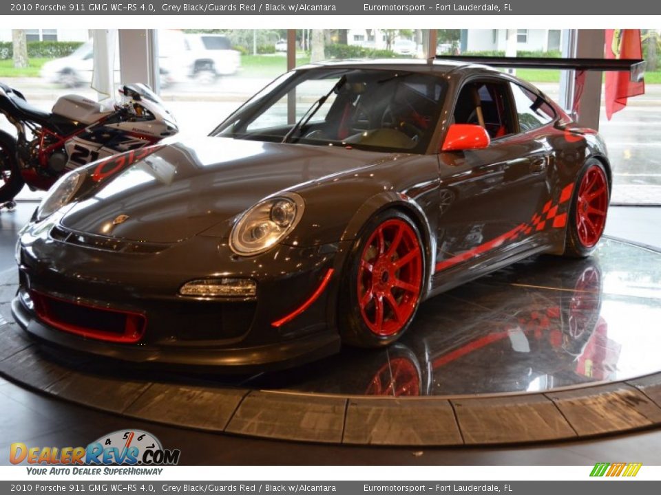 2010 Porsche 911 GMG WC-RS 4.0 Grey Black/Guards Red / Black w/Alcantara Photo #19
