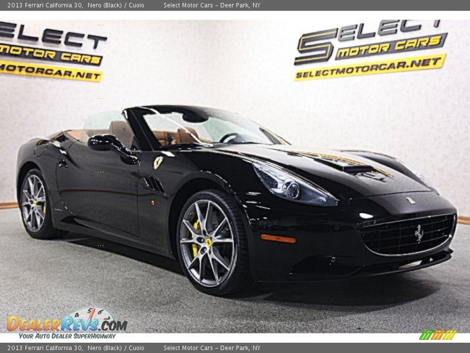 2013 Ferrari California 30 Nero (Black) / Cuoio Photo #3