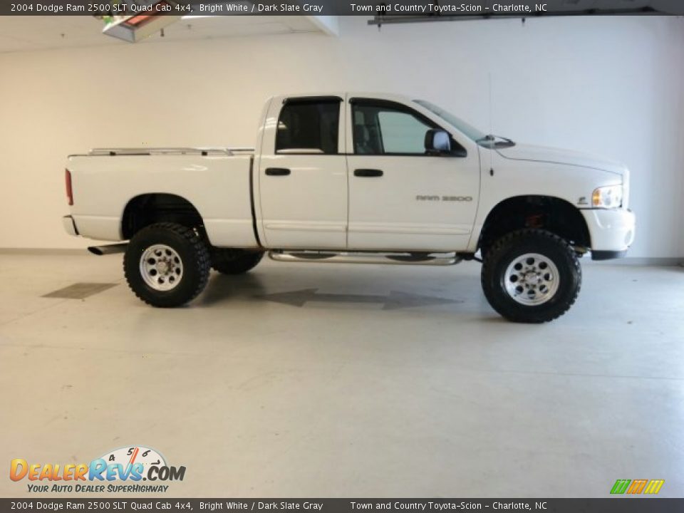 2004 Dodge Ram 2500 SLT Quad Cab 4x4 Bright White / Dark Slate Gray Photo #1