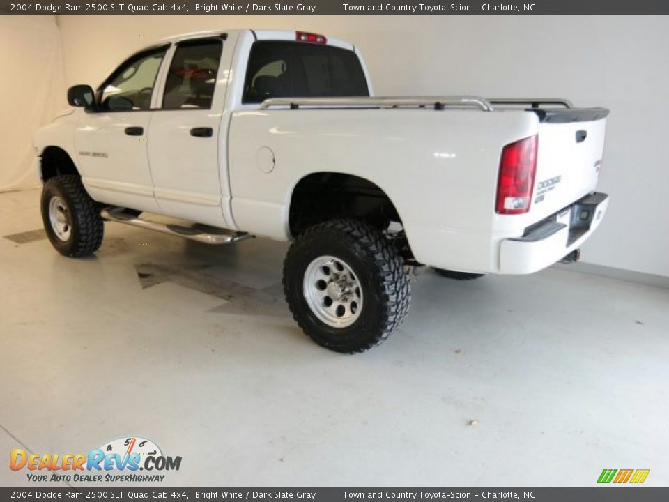 2004 Dodge Ram 2500 SLT Quad Cab 4x4 Bright White / Dark Slate Gray Photo #11
