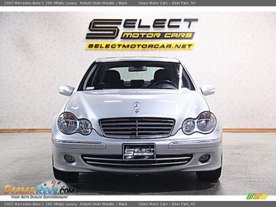 2007 Mercedes-Benz C 280 4Matic Luxury Iridium Silver Metallic / Black Photo #2