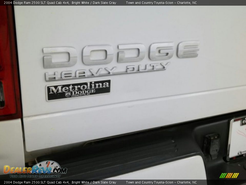 2004 Dodge Ram 2500 SLT Quad Cab 4x4 Bright White / Dark Slate Gray Photo #36