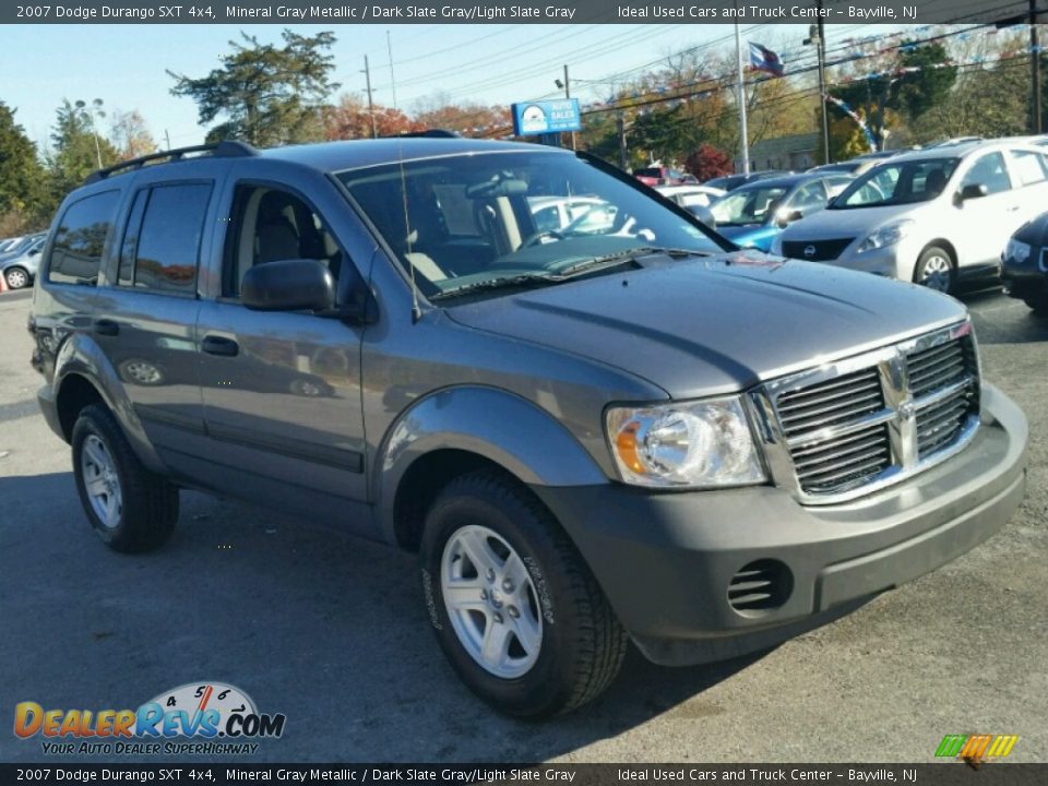 2007 Dodge Durango SXT 4x4 Mineral Gray Metallic / Dark Slate Gray/Light Slate Gray Photo #5