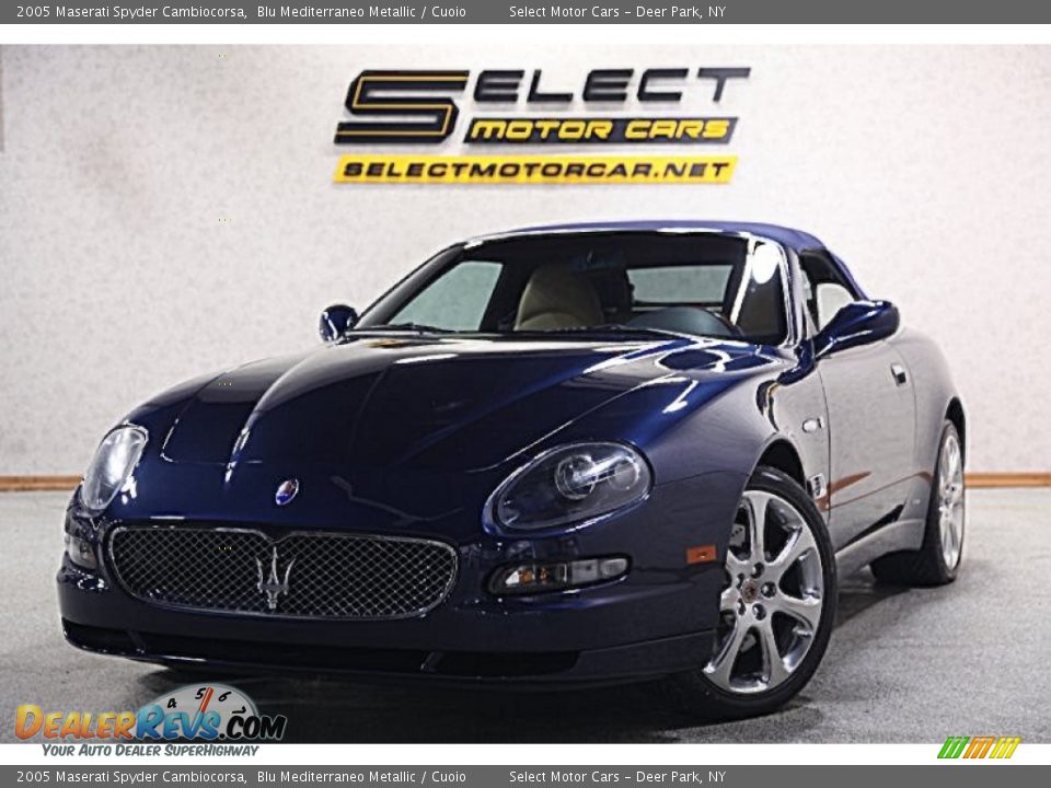 2005 Maserati Spyder Cambiocorsa Blu Mediterraneo Metallic / Cuoio Photo #1