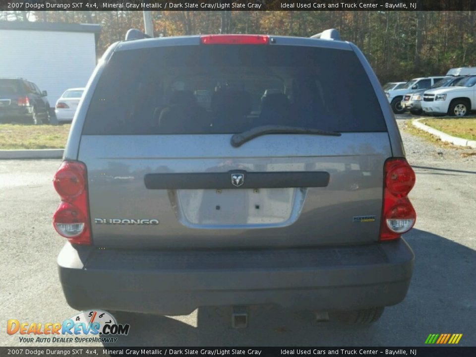 2007 Dodge Durango SXT 4x4 Mineral Gray Metallic / Dark Slate Gray/Light Slate Gray Photo #13