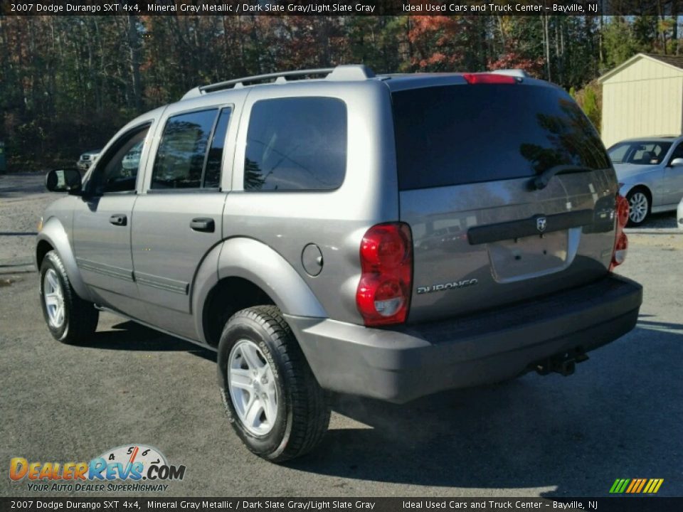 2007 Dodge Durango SXT 4x4 Mineral Gray Metallic / Dark Slate Gray/Light Slate Gray Photo #15