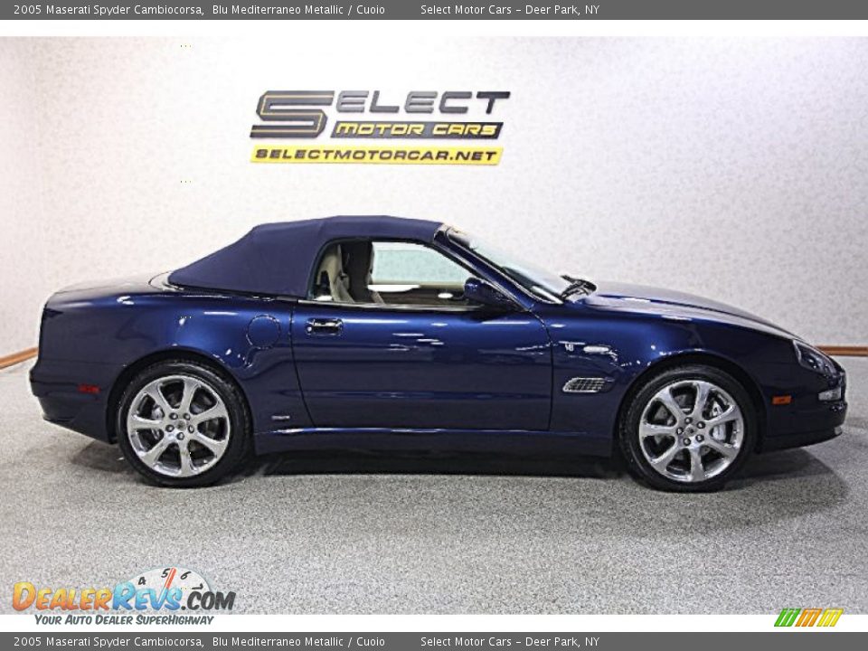 2005 Maserati Spyder Cambiocorsa Blu Mediterraneo Metallic / Cuoio Photo #4