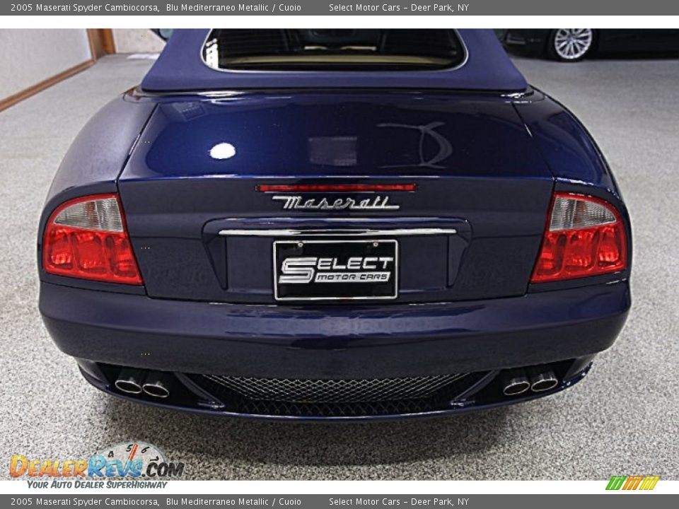 2005 Maserati Spyder Cambiocorsa Blu Mediterraneo Metallic / Cuoio Photo #5