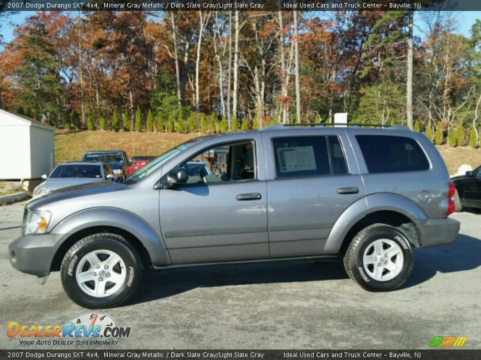 2007 Dodge Durango SXT 4x4 Mineral Gray Metallic / Dark Slate Gray/Light Slate Gray Photo #17