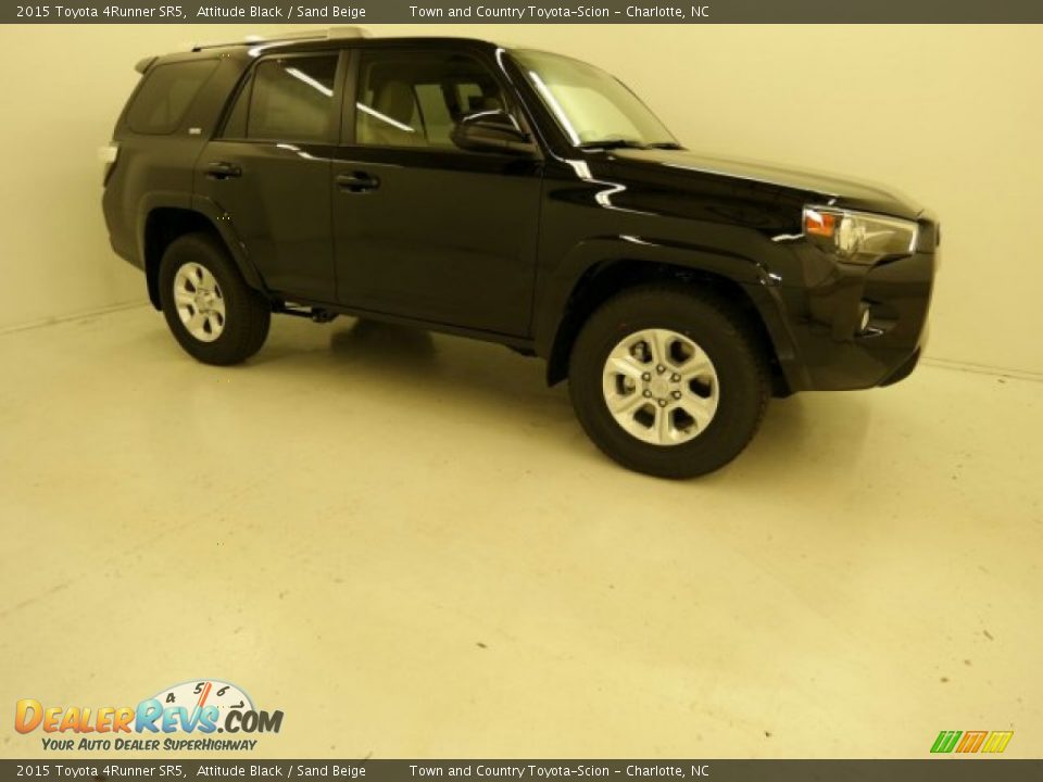2015 Toyota 4Runner SR5 Attitude Black / Sand Beige Photo #4