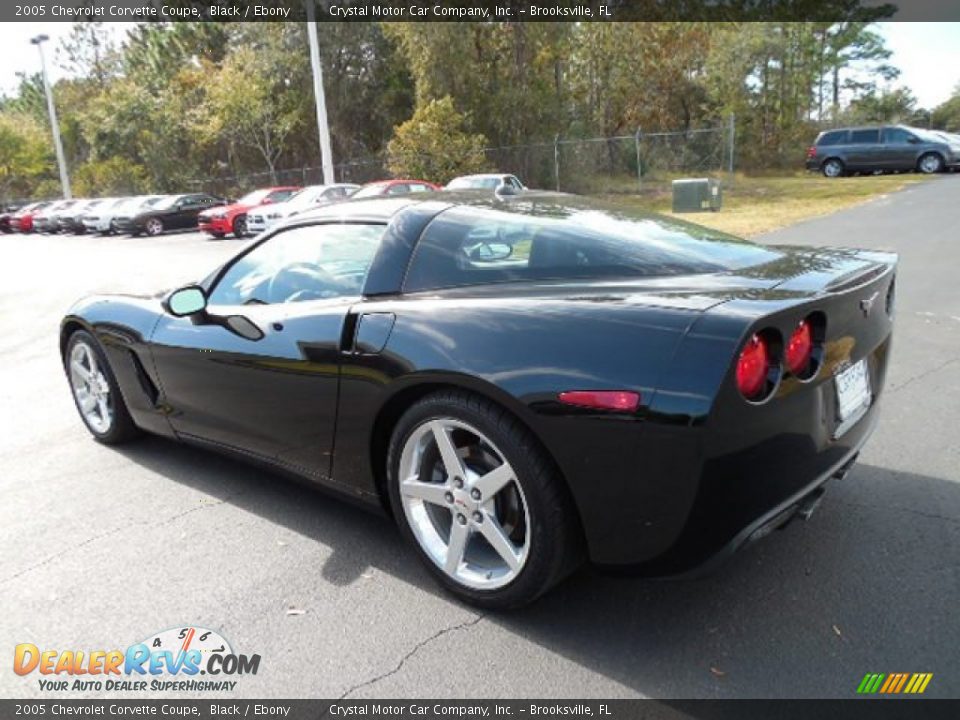 2005 Chevrolet Corvette Coupe Black / Ebony Photo #3