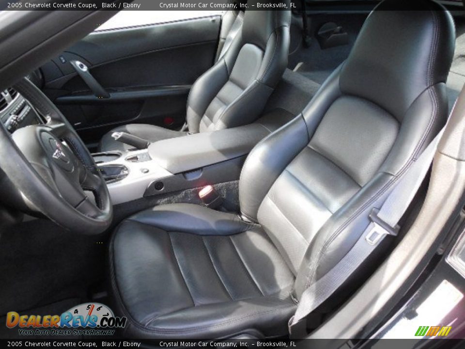 2005 Chevrolet Corvette Coupe Black / Ebony Photo #4
