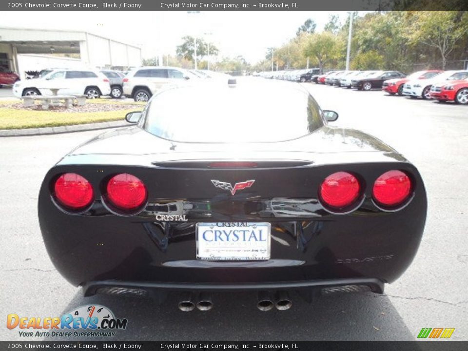 2005 Chevrolet Corvette Coupe Black / Ebony Photo #6
