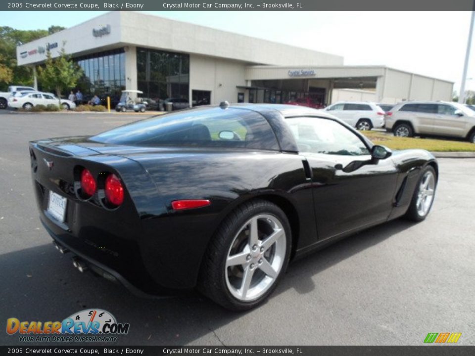 2005 Chevrolet Corvette Coupe Black / Ebony Photo #7