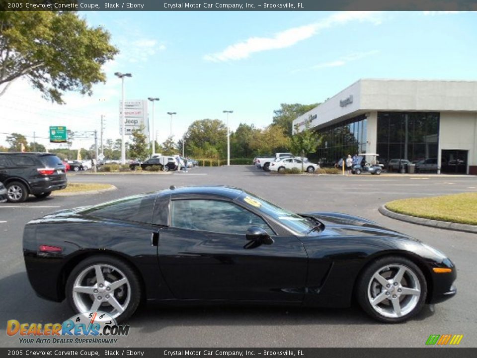 2005 Chevrolet Corvette Coupe Black / Ebony Photo #8