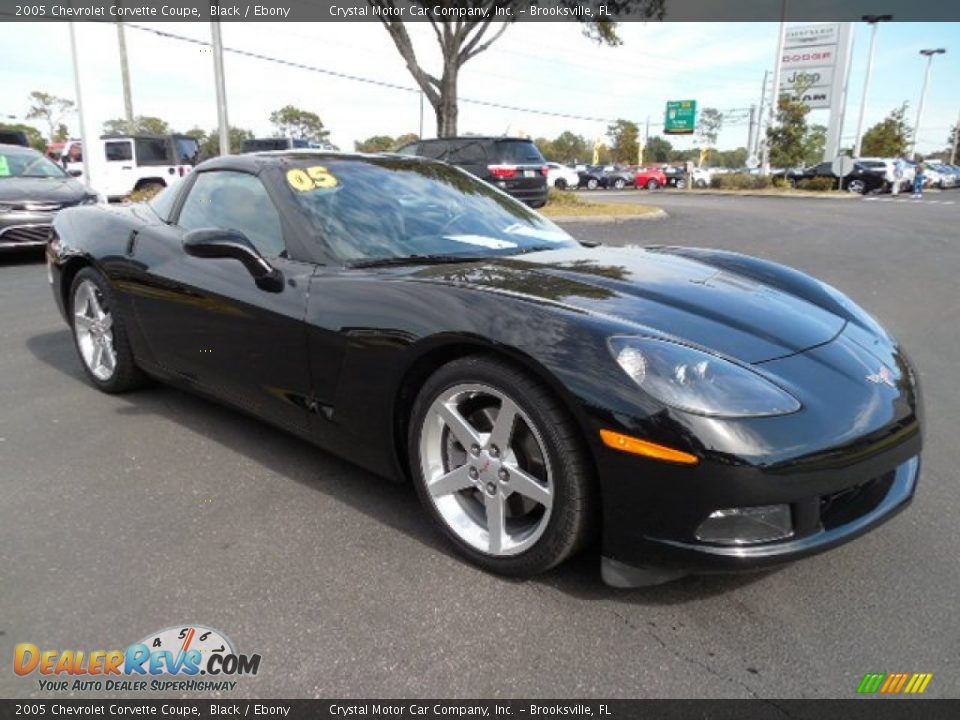 2005 Chevrolet Corvette Coupe Black / Ebony Photo #9
