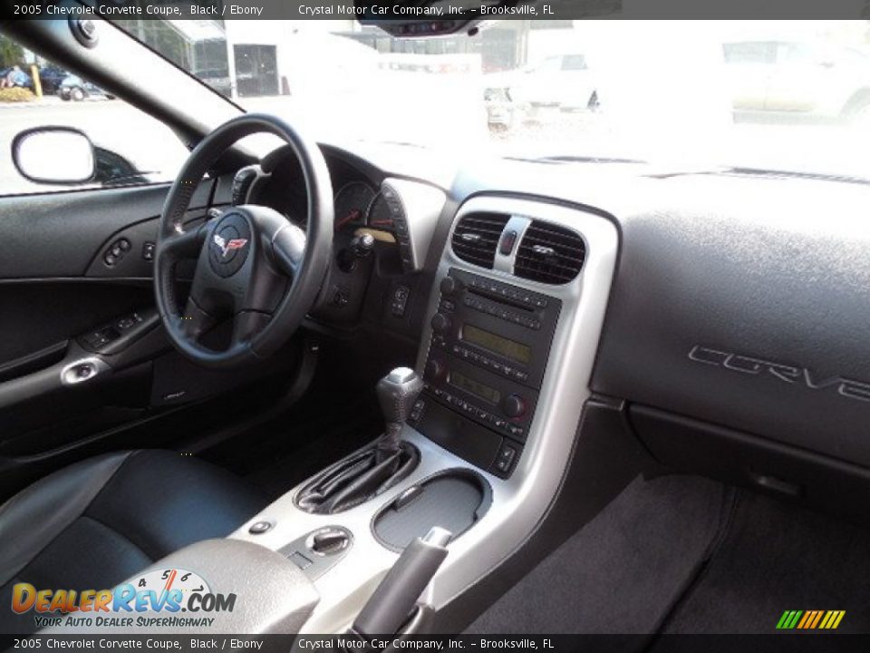 2005 Chevrolet Corvette Coupe Black / Ebony Photo #10
