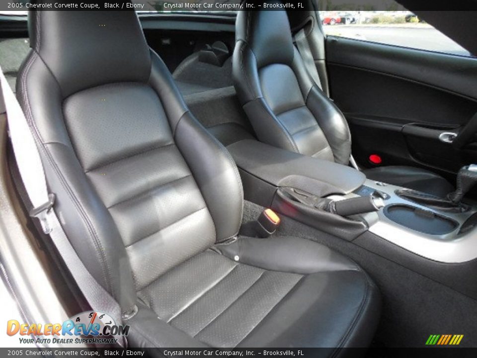 2005 Chevrolet Corvette Coupe Black / Ebony Photo #11