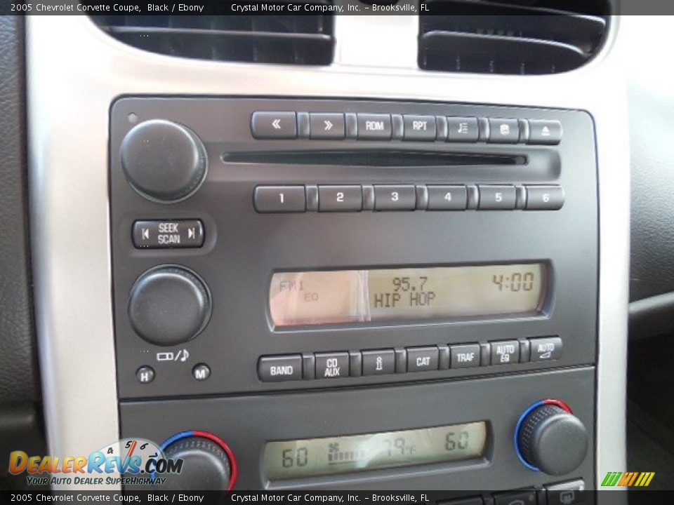 2005 Chevrolet Corvette Coupe Black / Ebony Photo #18