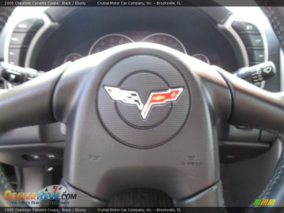 2005 Chevrolet Corvette Coupe Black / Ebony Photo #20