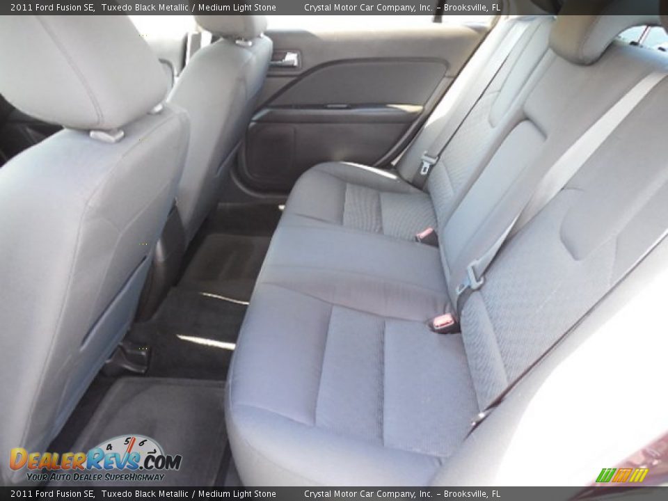 2011 Ford Fusion SE Tuxedo Black Metallic / Medium Light Stone Photo #5