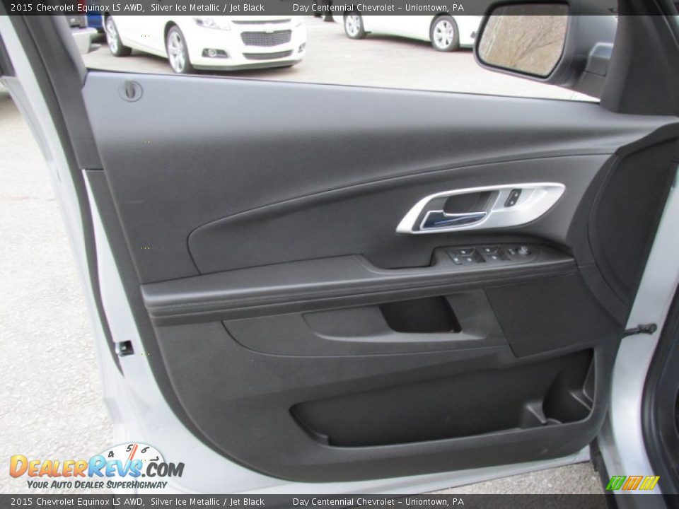 2015 Chevrolet Equinox LS AWD Silver Ice Metallic / Jet Black Photo #12