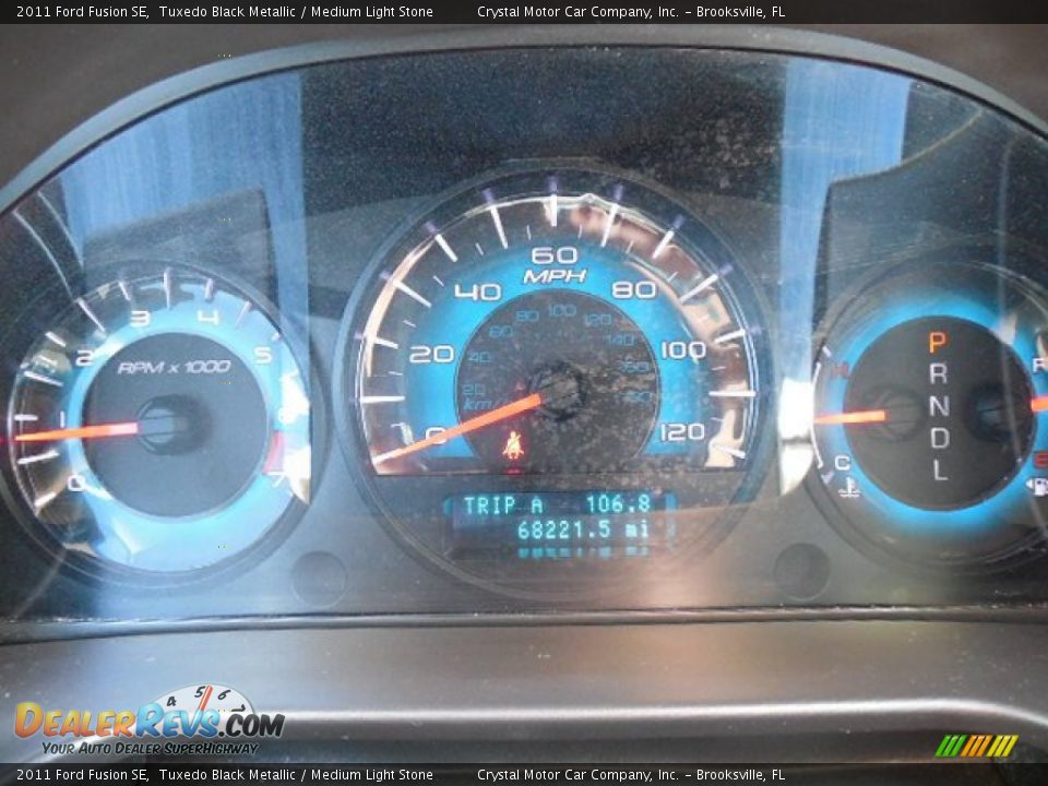 2011 Ford Fusion SE Tuxedo Black Metallic / Medium Light Stone Photo #18