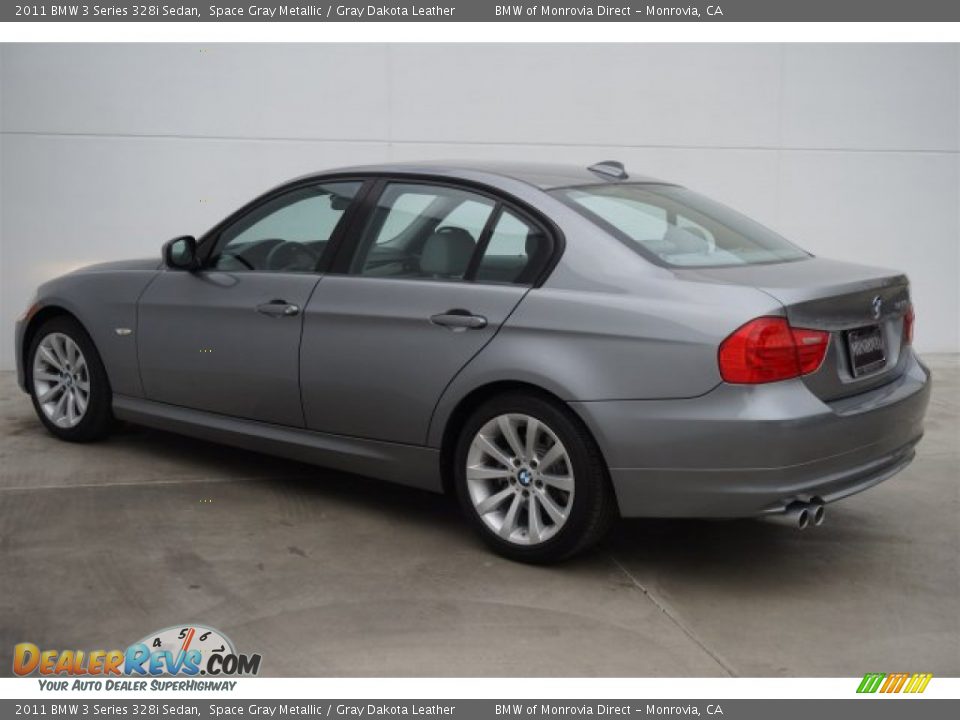 2011 BMW 3 Series 328i Sedan Space Gray Metallic / Gray Dakota Leather Photo #3