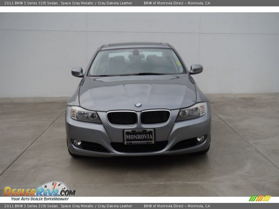 2011 BMW 3 Series 328i Sedan Space Gray Metallic / Gray Dakota Leather Photo #7