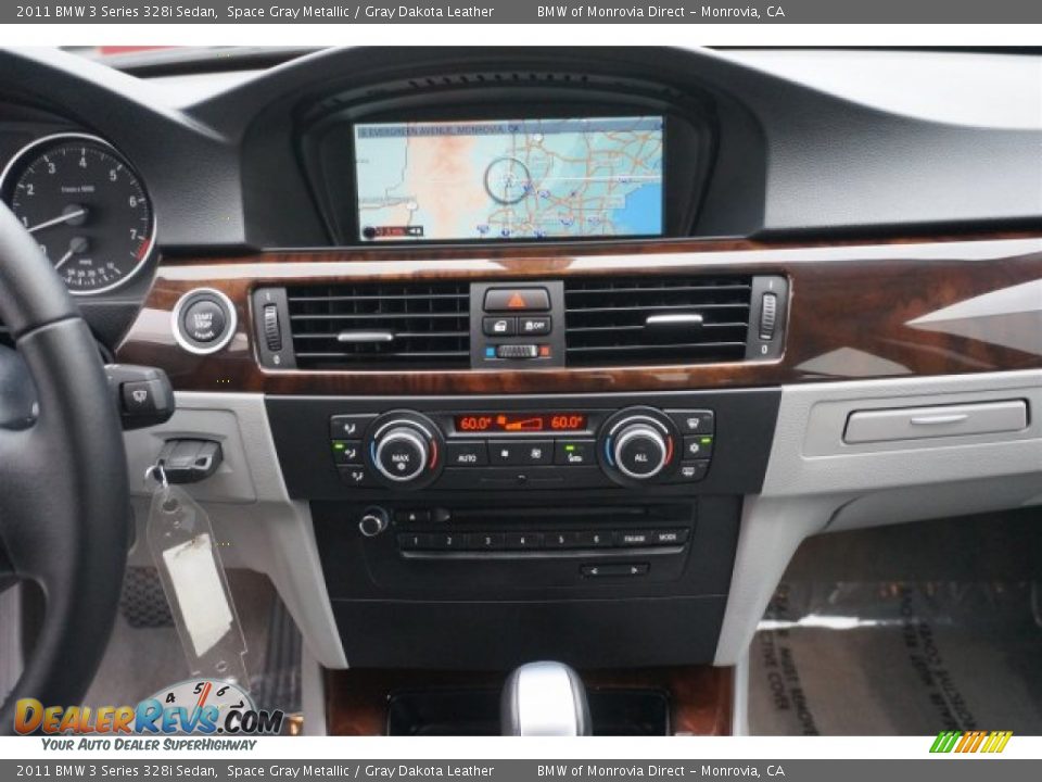 2011 BMW 3 Series 328i Sedan Space Gray Metallic / Gray Dakota Leather Photo #22