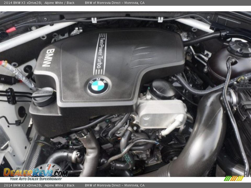 2014 BMW X3 xDrive28i Alpine White / Black Photo #20