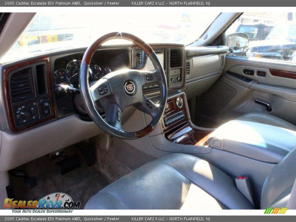2005 Cadillac Escalade ESV Platinum AWD Quicksilver / Pewter Photo #15