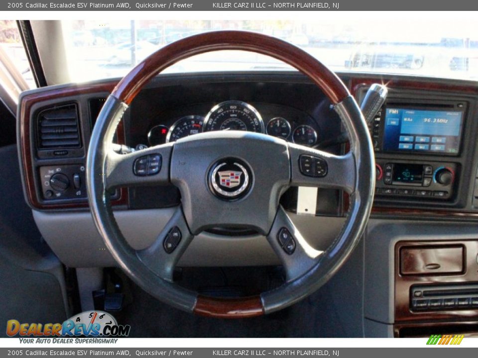 2005 Cadillac Escalade ESV Platinum AWD Quicksilver / Pewter Photo #16