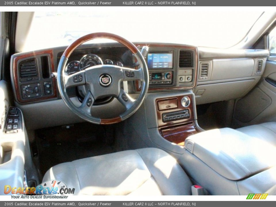 2005 Cadillac Escalade ESV Platinum AWD Quicksilver / Pewter Photo #28