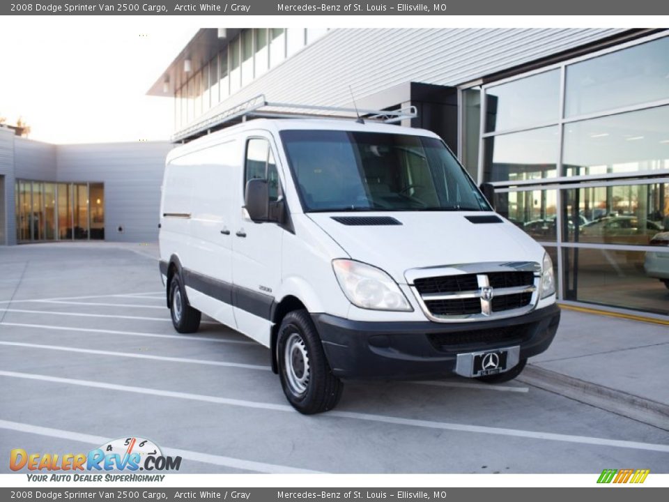 2008 Dodge Sprinter Van 2500 Cargo Arctic White / Gray Photo #1