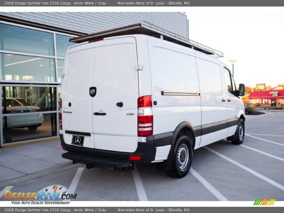 2008 Dodge Sprinter Van 2500 Cargo Arctic White / Gray Photo #4