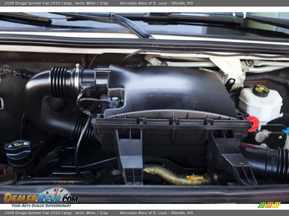 2008 Dodge Sprinter Van 2500 Cargo Arctic White / Gray Photo #8