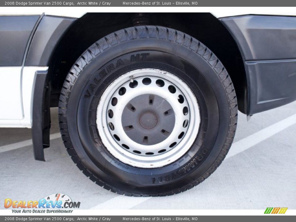 2008 Dodge Sprinter Van 2500 Cargo Arctic White / Gray Photo #10