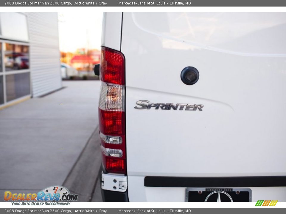2008 Dodge Sprinter Van 2500 Cargo Arctic White / Gray Photo #13