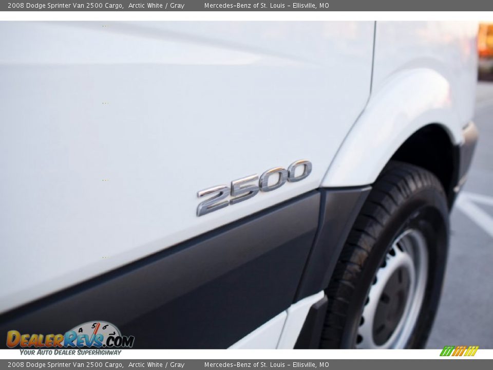 2008 Dodge Sprinter Van 2500 Cargo Arctic White / Gray Photo #15
