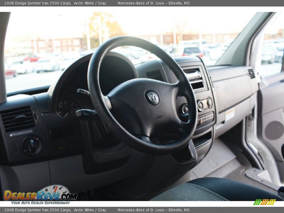 2008 Dodge Sprinter Van 2500 Cargo Arctic White / Gray Photo #17