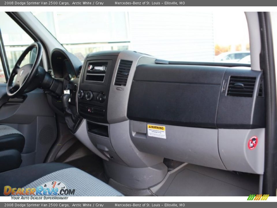 2008 Dodge Sprinter Van 2500 Cargo Arctic White / Gray Photo #18