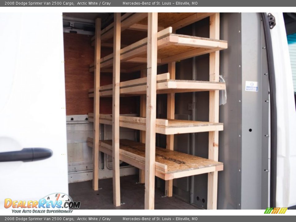 2008 Dodge Sprinter Van 2500 Cargo Arctic White / Gray Photo #28