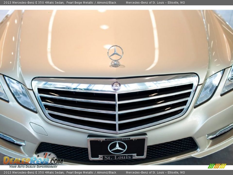 2013 Mercedes-Benz E 350 4Matic Sedan Pearl Beige Metallic / Almond/Black Photo #11
