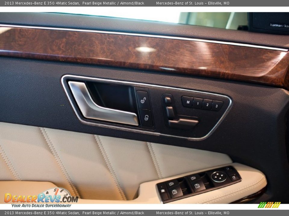 2013 Mercedes-Benz E 350 4Matic Sedan Pearl Beige Metallic / Almond/Black Photo #16