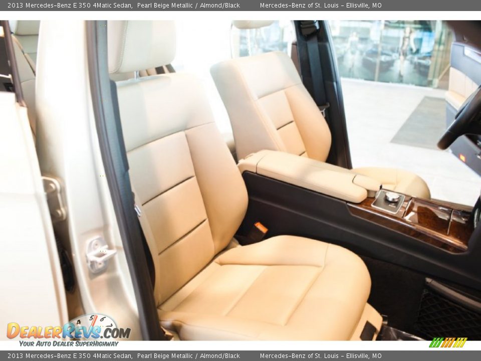 2013 Mercedes-Benz E 350 4Matic Sedan Pearl Beige Metallic / Almond/Black Photo #22