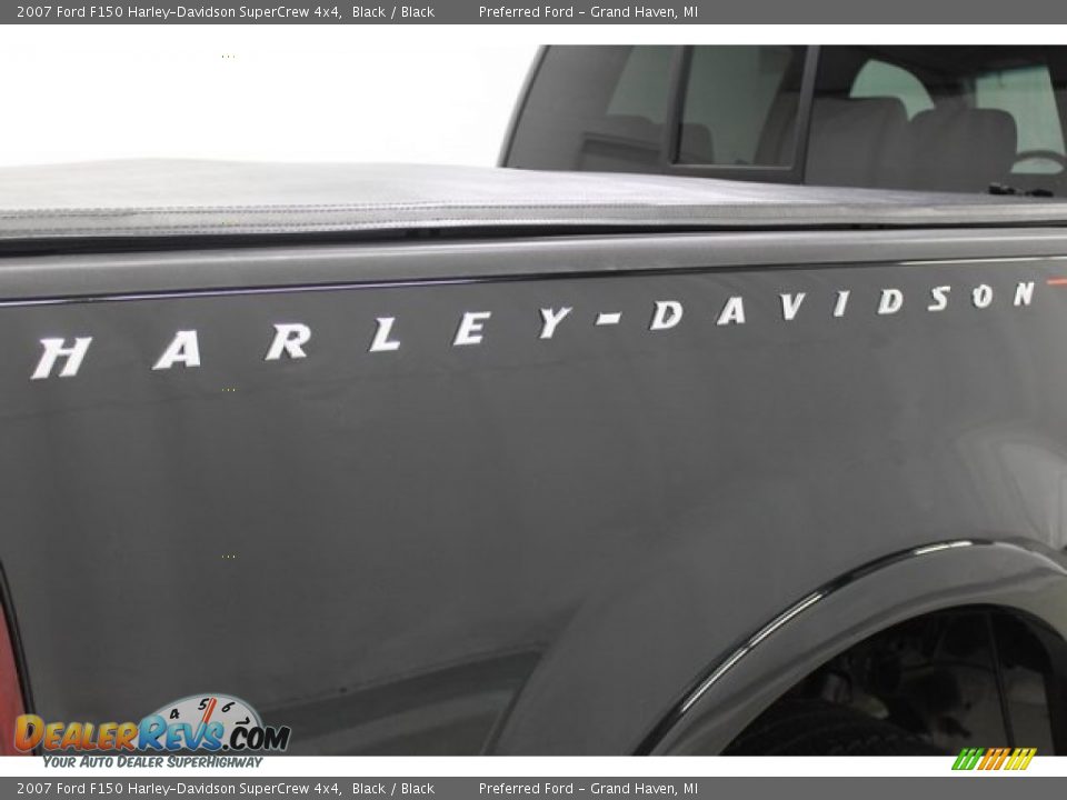 2007 Ford F150 Harley-Davidson SuperCrew 4x4 Black / Black Photo #11