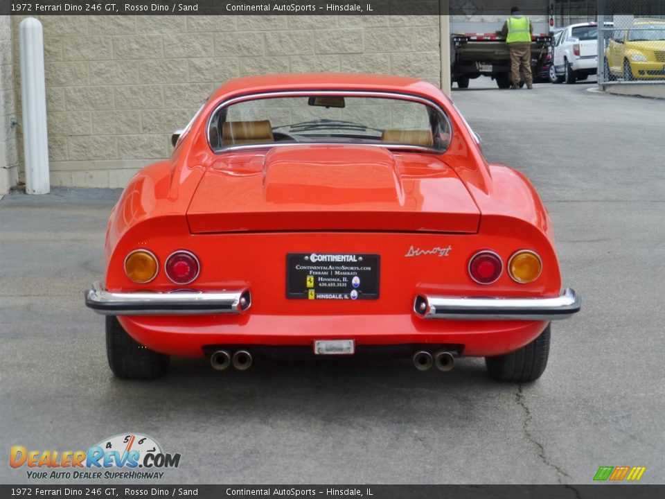 1972 Ferrari Dino 246 GT Rosso Dino / Sand Photo #4