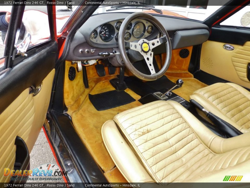 Sand Interior - 1972 Ferrari Dino 246 GT Photo #12